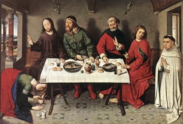 Christ In The House Of Simon オランダのダーク・バウツ Oil Paintings